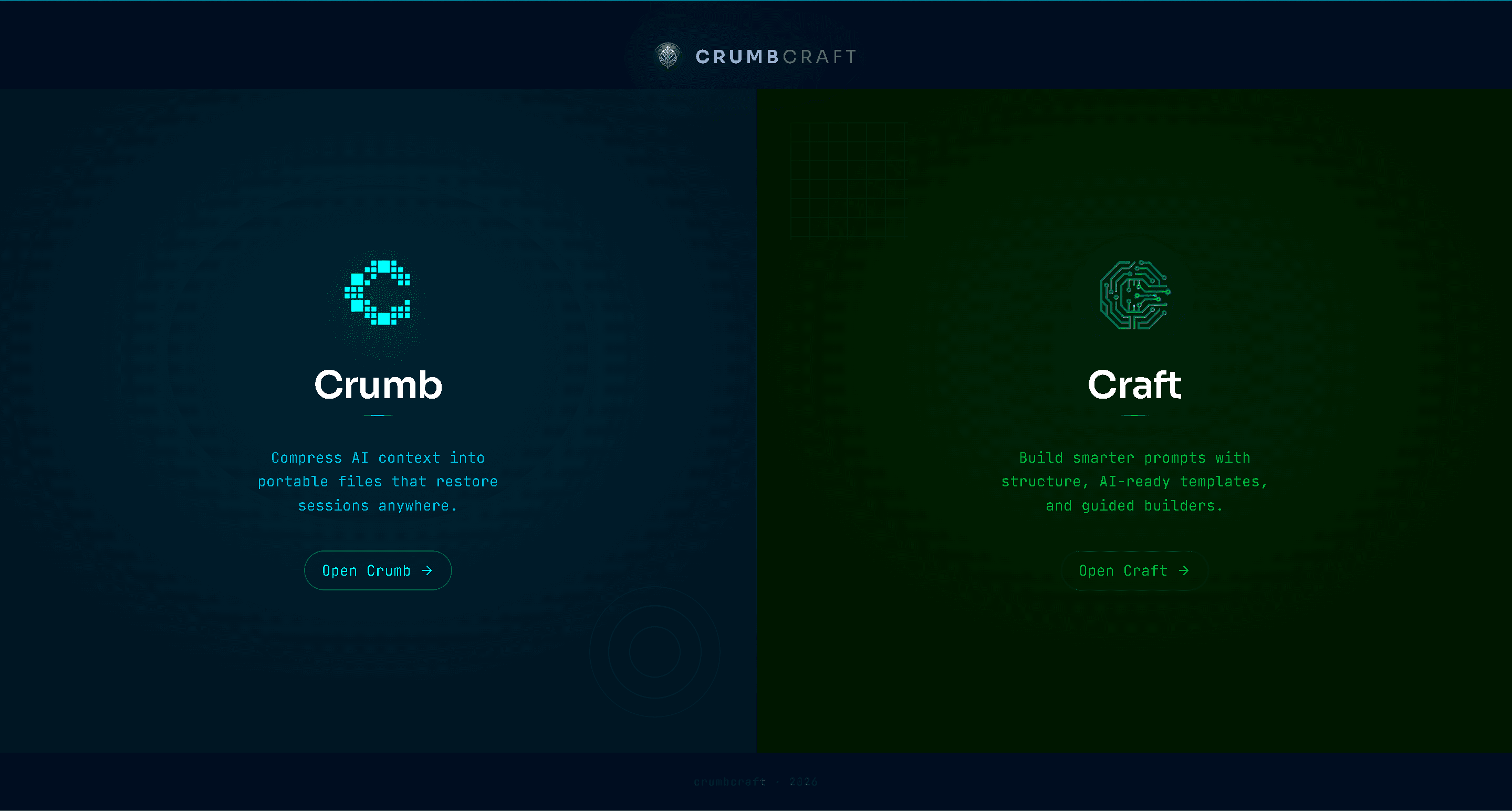 CrumbCraft · Full-stack · AI · Productivity